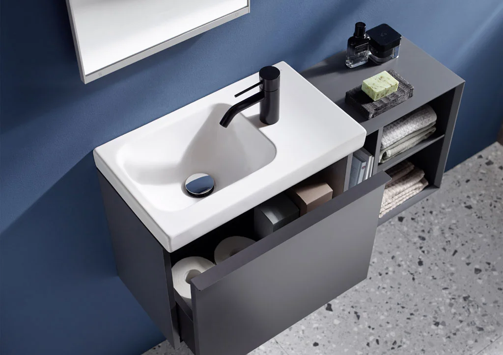 Sanitär - Badserie iCon mit weiß matter Oberfläche &middot; Reichel & Steinmetz GmbH